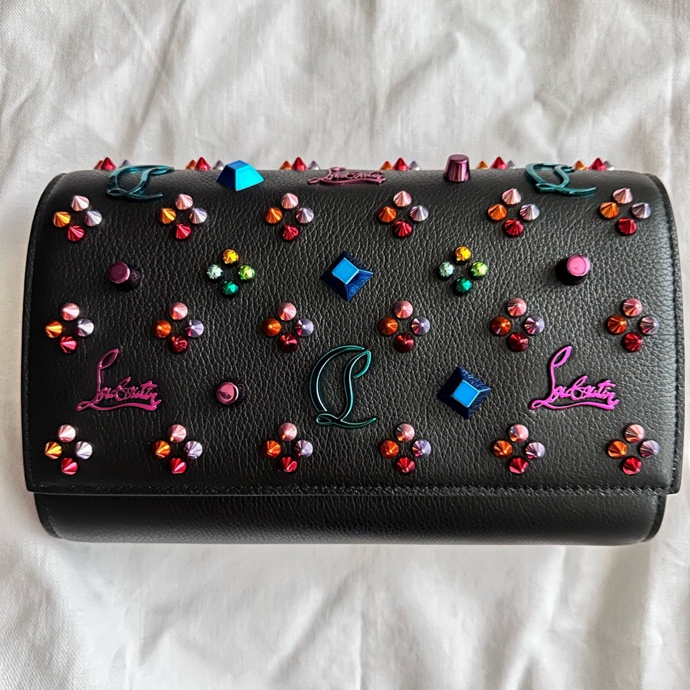Christian Louboutin Paloma Black Crossbody/Clutch.